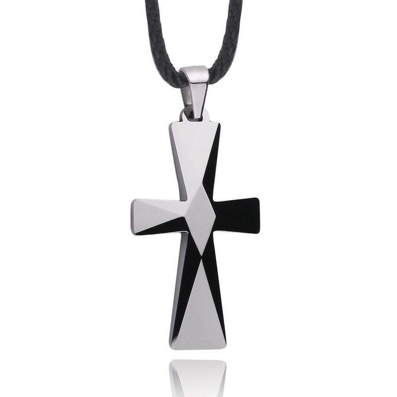 Tungsten store cross pendant