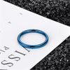 2mm Classic Polished Slim Titanium Wedding Ring