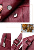 Soft Genuine Sheepskin Leather Vintage Travel Backpack & Shoulder Bag