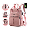 Anti-theft USB Charge Waterproof Nylon Backpack & Travel Bag