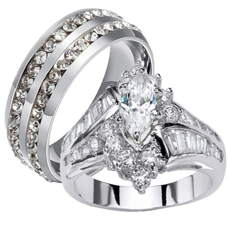 Tungsten solitaire deals engagement rings