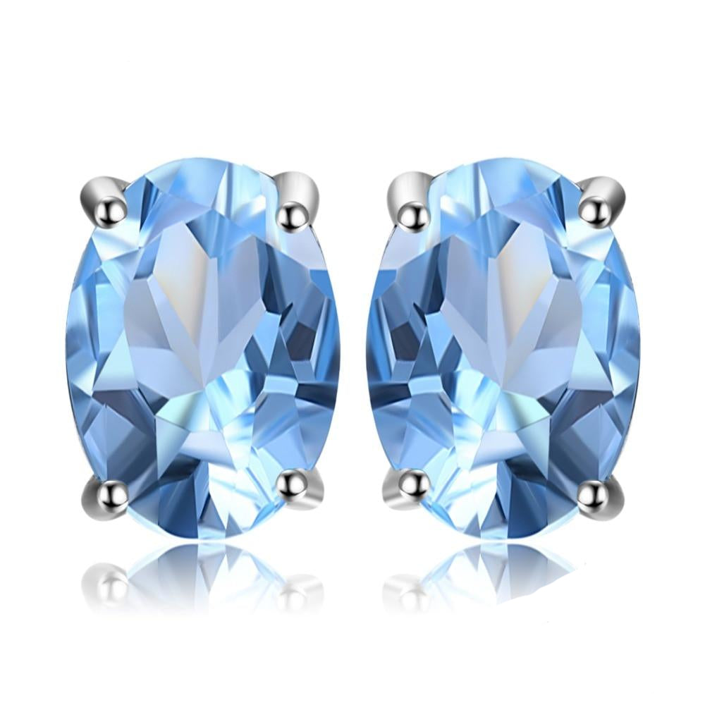 Sky blue topaz on sale earrings