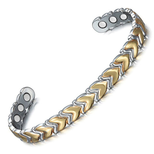 Heart Shape 3 Colors Magnetic Bracelet