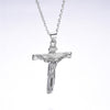925 Sterling Silver Crucifixion of Jesus Pendant Necklace Christian Jewelry