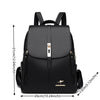 Soft Genuine Sheepskin Leather Travel Backpack & Shoulder Bag