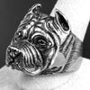 Bulldog Ring for Men and Women Boy Jewelry