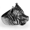 Bulldog Ring for Men and Women Boy Jewelry