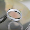 Classic Silver Tone High Polished Shiny Tungsten 3.5mm and 5mm Wedding Ring for Couples