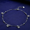 925 Sterling Silver Butterfly Anklet Bracelet