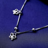 925 Sterling Silver Butterfly Anklet Bracelet