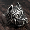 Bulldog Ring for Men and Women Boy Jewelry