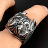 Bulldog Ring for Men and Women Boy Jewelry