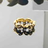 Gold and Silver Plated Elephant Ring Women’s Jewelry