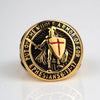 Knight Templar Gold Plated Cross and Shield Ring