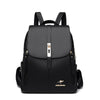 Soft Genuine Sheepskin Leather Travel Backpack & Shoulder Bag