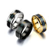 8mm Black Color Sport and Smart Ring for Woman and Man that Measures Body Temperature
