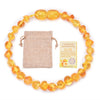 Baltic Amber Teething Bracelet and Necklace Set