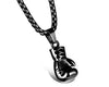 Gold, Black and Silver Plated Boxing Glove Pendant Necklace for Men - Innovato Store