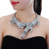 Alligator Collar Statement Choker Pendant Necklace Women’s Jewelry