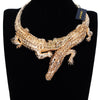 Alligator Collar Statement Choker Pendant Necklace Women’s Jewelry