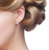 925 Sterling Silver Penguin Stud Earrings with Crystal Cubic Zirconia Women’s Jewelry