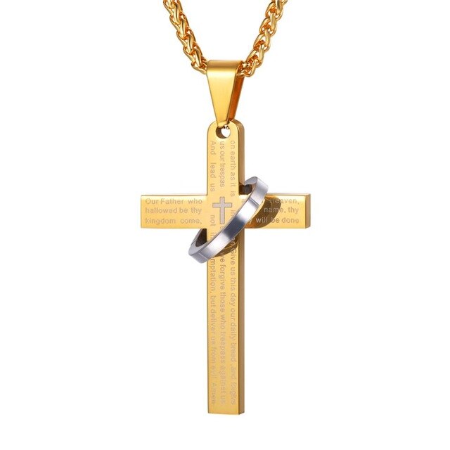 Our father hot sale prayer pendant