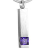 Ash Holder Cube Cremation Pendant Memorial Necklace