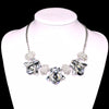 Luxury Bees Rhinestones and Crystals Pendant Necklace