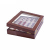 Painted Wooden & Glass Cufflink Collection Display Box