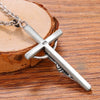 Jesus Cross Crussifix 925 Sterling Silver Vintage Pendant Necklace