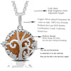 Tree of Life Aromatherapy Locket Pendant Necklace