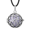 Silver Hearts Aromatherapy Diffuser Locket Pendant Necklace