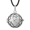 Silver Hearts Aromatherapy Diffuser Locket Pendant Necklace