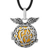 Angel's Wings Aromatherapy Diffuser Locket Pendant Necklace