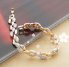 Rhinestone Wheat Fashion Bracelet