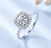 Solitaire 925 Sterling Silver Engagement Ring