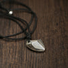 Geometric Wishing Stone 925 Sterling Silver Pendant Necklace