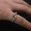 Dragon Claws Gold Plated 925 Sterling Silver Vintage Ring