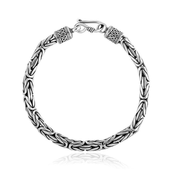 Peace Lines 925 Sterling Silver Vintage Bracelet