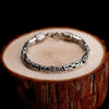 Peace Lines 925 Sterling Silver Vintage Bracelet