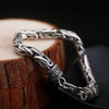 Peace Lines 925 Sterling Silver Vintage Bracelet