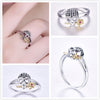 Skull Cubic Zirconia 925 Sterling Silver Engagement Rings