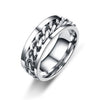 Dutch Braid Inlay Tungsten Carbide Band and Zirconia Titanium Steel Wedding Ring Set