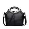 Shell Genuine Sheepskin Leather Tote Handbag, Crossbody & Shoulder Bag