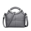 Shell Genuine Sheepskin Leather Tote Handbag, Crossbody & Shoulder Bag