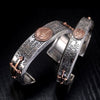 The Virgin Mary & The Cross 925 Sterling Silver Vintage Bracelet