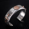 The Virgin Mary & The Cross 925 Sterling Silver Vintage Bracelet