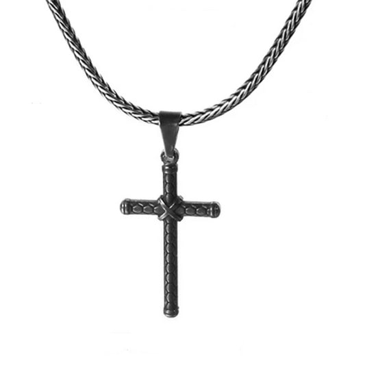 Stainless Steel Vintage Cross Pendant Necklace