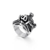 Stainless Steel 3D Pig Wide Ring for Men