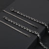 Stainless Steel Retro Long Link Chain Necklace